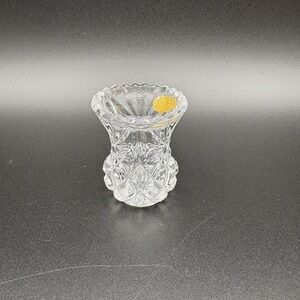 VTG‎ Kristal Zajecar 24% Lead Crystal Bud Vase / Yugoslavia